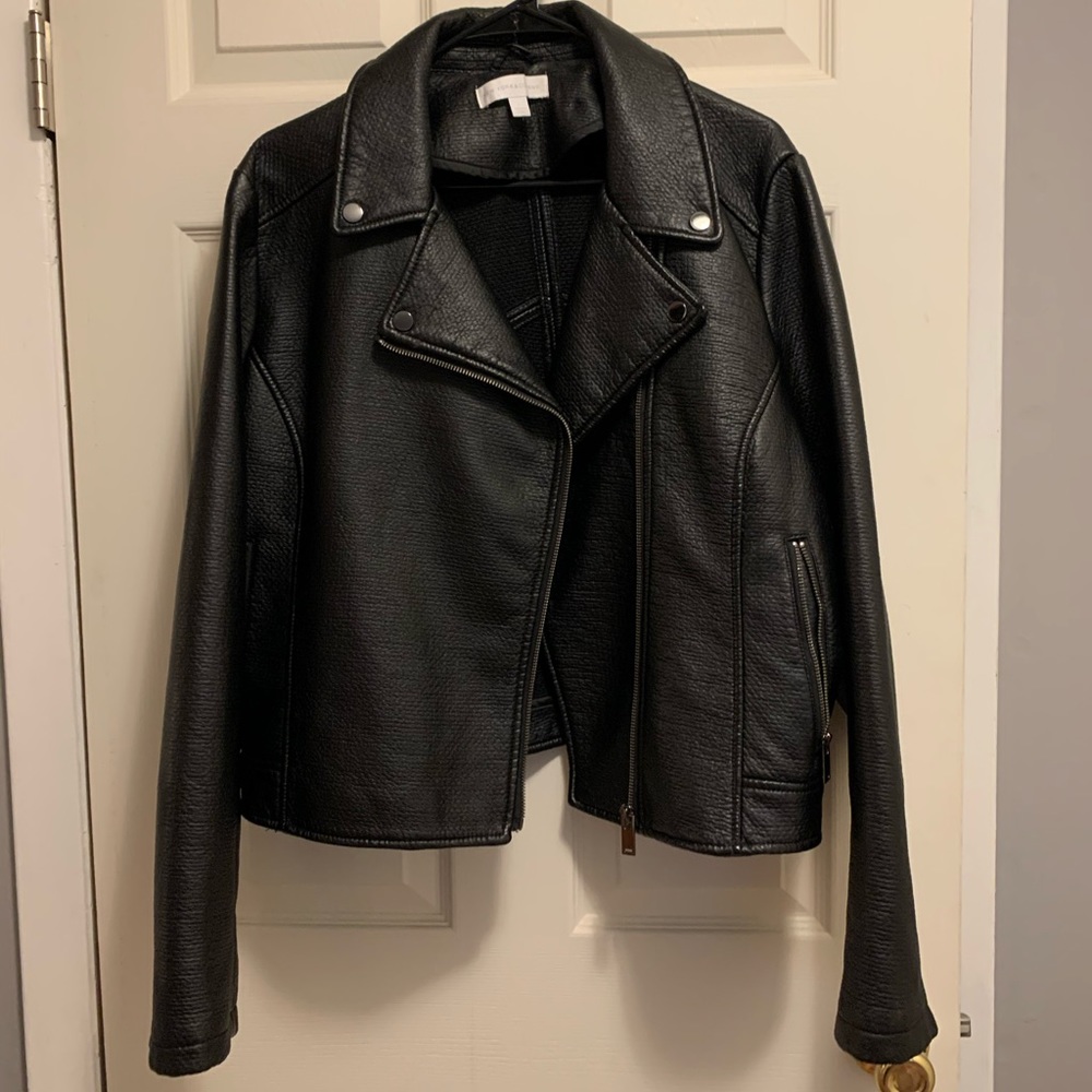 New York and Company Faux Leather Jacket